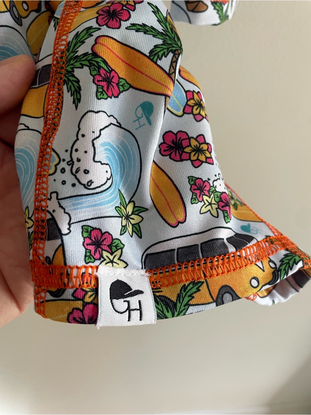 George Hats Tropical Surf Print One-Piece Swim - Picture 7 of 7